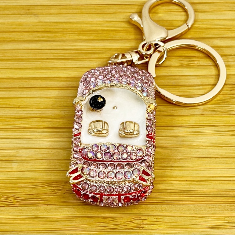 Luxury Bling Car Keychain | Rhinestone Crystal Key Ring - Picture 10 of 14